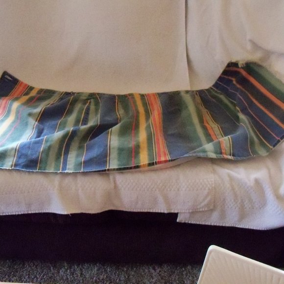 Gitano Denim high waisted multicolor striped Wrap Skirt - Picture 5 of 8